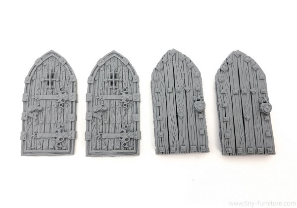 Medieval doors v.1 / Holztüren v. 1