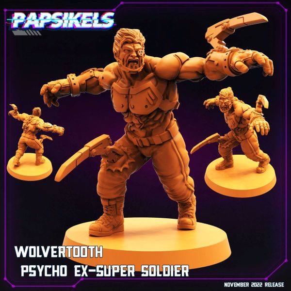 WOLVERTOOTH PSYCHO EX SUPER SOLDIER