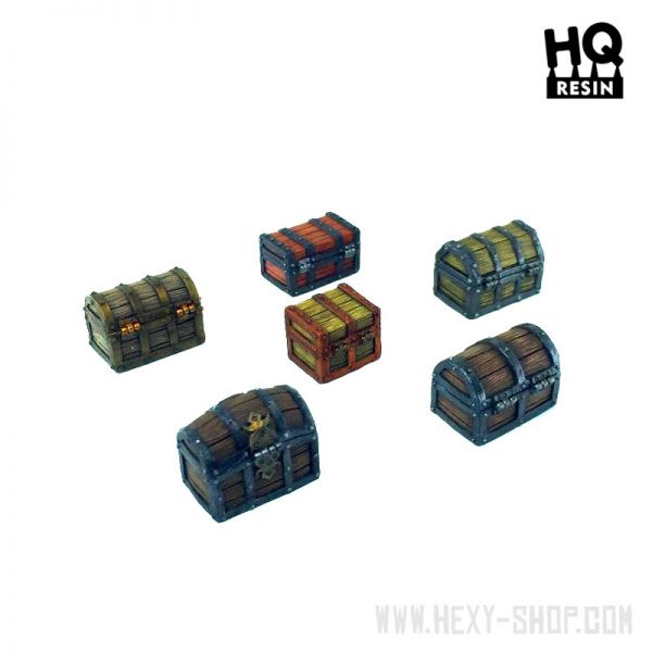 Wooden Chests Set
