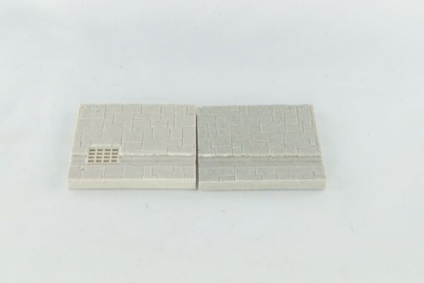 6cm x 6cm Dungeon Floor with Drainage Channel and Outlet x2