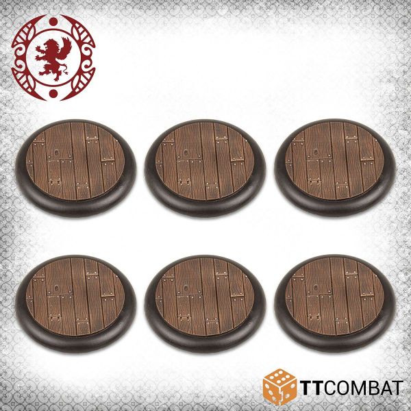 50mm Wooden Plank Bases